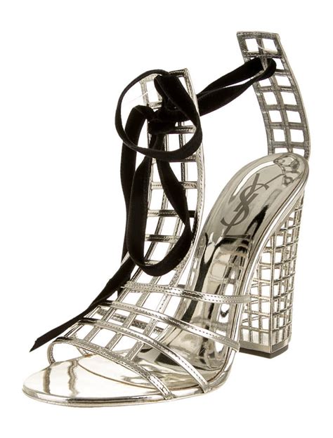 yves saint laurent cage heels|saint laurent heels on sale.